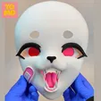 Kigurumi-Fursuit-Toutorial-Style-fursuit-head-base-with-Printable-Eyes-and-Headback,-Ears-Hair-Digi.gif Kigurumi Lion Fursuit Head Base - Easy Print No AMS Required !