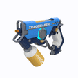 720x720_GIF.gif Tracer Graffiti Skin Blaster - Overwatch - Printable 3d model - STL + CAD bundle - Commercial Use