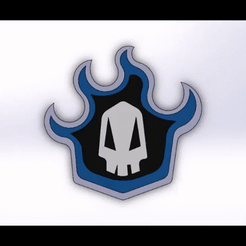 Bleach - Logo (GIF).gif Download STL file Bleach - Logo • 3D printable template, CU4TRO