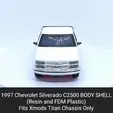 97-C2500.gif 97 Silverado C2500 Xmod Truck Body Shell (No Dummy Chassis)