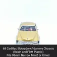 68-Eldorado.gif 68 Eldorado Body Shell with Dummy Chassis (Xmod and MiniZ)