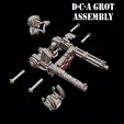 montage_DCA_grot.gif ORC WAR LORD IN MECHA ARMOR BY YGRECK