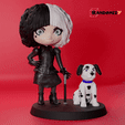 GIF.gif Chibi Cruella (Fanart)