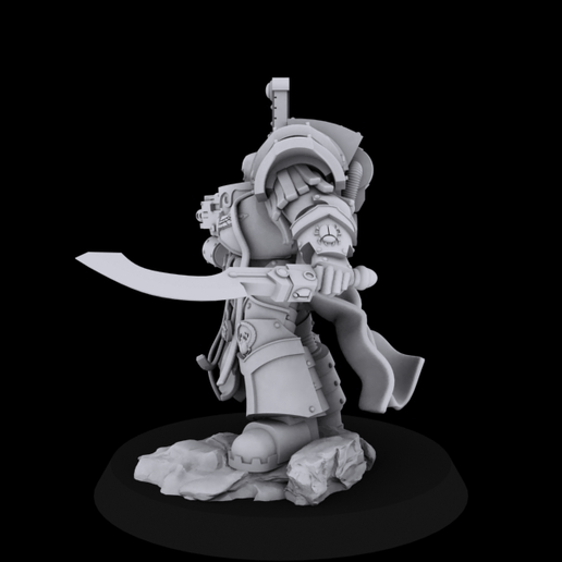 Many Sons Commander in Heavy Armour