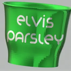 parsley.gif STL file PUNNY HERB PLANTER 08 - Parsley・3D printing design to download
