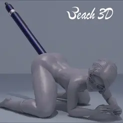 ezgif-1-55eac8e8b9.gif Файл 3D Слегка располневшая девушка-игра ANAL PEND HOLDER・Дизайн 3D-печати для загрузки3D