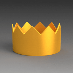 HAUMEA-CROWN-GIF.gif STL file HAUMEA CROWN PROPS・3D printable model to download