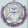 souvenir-oso.gif Topper + Souvenir : Teddy Bear with phrase Baby Shower