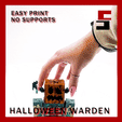 warden.gif Minecraft Warden Halloween Edition Flexi articulated print-in-place