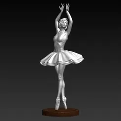 Ballerina5-Rv.gif Fichier 3D Ballerine 5・Design pour impression 3D à télécharger