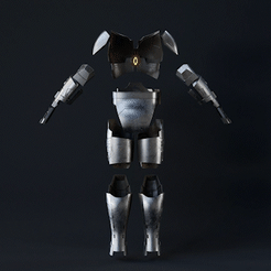Comp157_AdobeExpress.gif 3D file Old Republic Jedi Armor - 3D Print Files・3D printable model to download