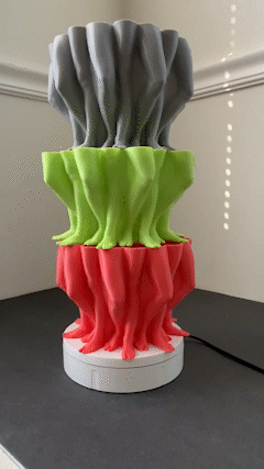 IMG_6964_MOV_AdobeExpress-1.gif STL file Polyleg Planter - Planter - Pot・Design to download and 3D print, Tito3D