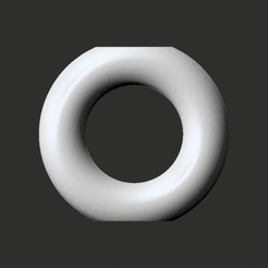 Ring.gif Archivo STL Jarrón de anillos・Plan imprimible en 3D para descargar