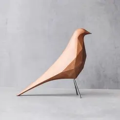 302.gif STL file Sparrow Bird・3D print object to download