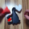 ezgif.com-gif-maker-4.gif Файл STL Рождественский гном декор COMBO PACK - Crex・Дизайн 3D принтера для загрузки