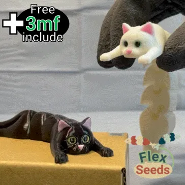 Flexi_Cat_3mf-cults.gif Flexi Holding Cat (Print-in-place)