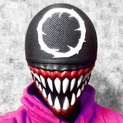 9s.gif Fichier STL Squid Game Mask - Soldier Venom Mask Fan Art・Modèle pour impression 3D à télécharger