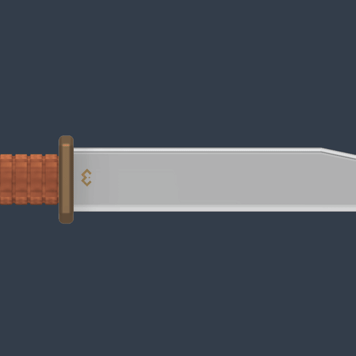IKL Training Knife - 3D model önizlemesi