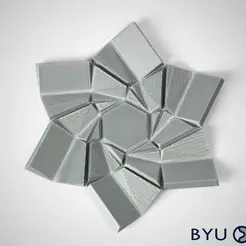 3fe7c4f2-398c-41cd-bd0a-88f16122a0ca.gif Folding Origami Flasher Hexagon with Living Hinges