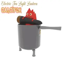 Calsifer-gif.gif Calsifer "LED Tea Light" Lantern