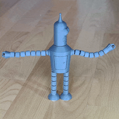 Bender_neu-min.gif Fichier STL Figure articulée de Bender・Modèle pour impression 3D à télécharger, BePrint
