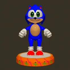 4 e@e Sonic The Hedgehog funny face