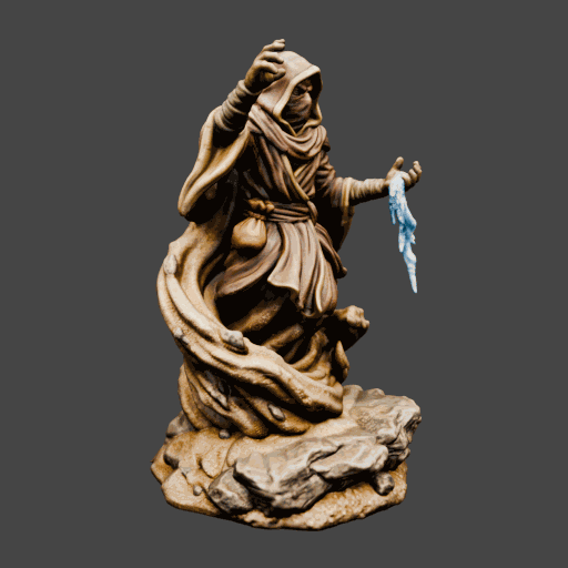 1000+ Minis, Free Kickstarter Sample, The Sand Man Miniature