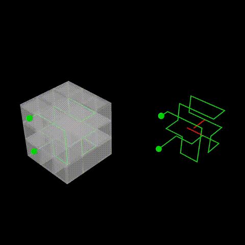 Maze-generating.gif 3D cube mazes - infinite possibilities!