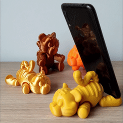 flexi-tiger-gif.gif Download free STL file flexi tiger • 3D print object, kendofuji