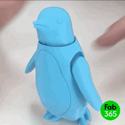 Penguin_01.gif Archivo 3D Pingüino plegable・Modelo para descargar y imprimir en 3D, fab_365