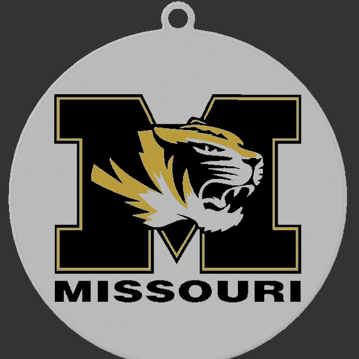 Missouri Tigers - Christmas Ornament