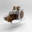 Keyshot-Animation-MConverter.eu.gif 247cc Single Cylinder 1949 Engine