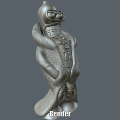 Bender.gif Fichier STL Bender (Impression facile sans support)・Modèle à télécharger et à imprimer en 3D