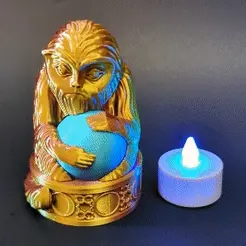 Demiguise Statue Tea Light (Hogwarts Legacy)