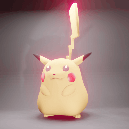 🐉 Gigantamax Pikachu(Pokémon)・ STL File for ・Cults