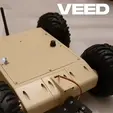 20221223_220354-1.gif Robot drone 3D printable RC 4x4 Military crawler. (gripper module version DK kit)