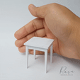 SIDE-TABLE-Dollhouse-Miniature.gif Table, Miniature for Dollhouse