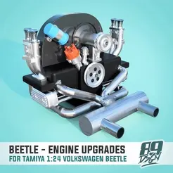 0.gif VW Tamiya 1300 Beetle - Engine upgrade parts kit