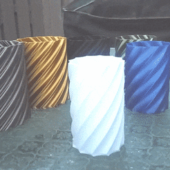 spinny cups.gif STL-Datei Spinny Nesting Cups herunterladen • Vorlage für den 3D-Druck, HundredAcreWeeds