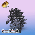 028.gif #028 Sandslash Pokemon Wiremon Figure
