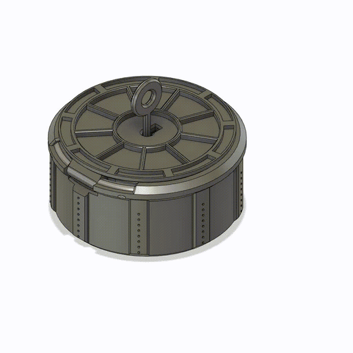 Safe-v11.gif Fichier STL Mini - Safe 01・Design à télécharger et à imprimer en 3D, Skyworker