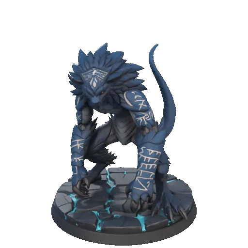 crawler-blue.gif Abyssal Crawler (Custom), Mythical Horror / D&D Miniature