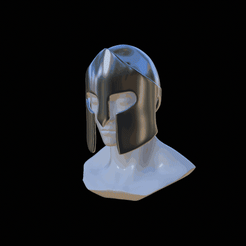 greece-helm-1.gif STL file 1. New helmet Greece antiquity・3D print object to download