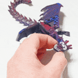 Cute_Smiling_Winged_Dragon_Moving_2.gif CUTE ARTICULATED WINGED DRAGON FLEXI WIGGLE PET, PRINT IN PLACE