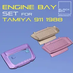 0.gif 3D file Engine Bay set to Tamiya 1988 Porsche Turbo 1-24th・Model to download and 3D print