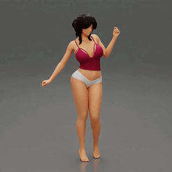 ezgif.com-gif-maker-3.gif Archivo 3D Hermosa y seductora mujer con lencería de sombra・Objeto de impresión 3D para descargar