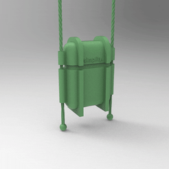 untitled.270.gif Файл OBJ 3d параметрическая сумка /контейнер/корзина/корзинка/сумочка/сумочка/кошелек/клатч/клатч/вороной・Шаблон для 3D-печати для загрузки