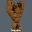 Donkey Kong.gif Fichier STL Donkey Kong (Impression facile sans support)・Idée pour impression 3D à télécharger