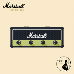 Marshall_1.gif Archivo STL MARSHALL | KEY HOLDER・Diseño de impresión en 3D para descargar, ILG3D