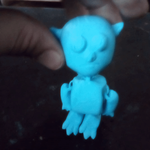 trolkid.gif STL-Datei Flexi-Flexible (Chef) Troll Kid kostenlos・Design für 3D-Drucker zum herunterladen, Alp555